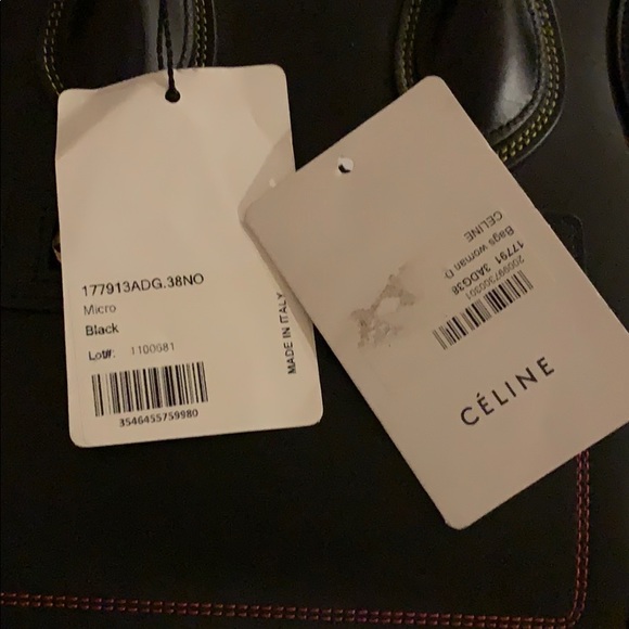 Celine black micro bag. New - Picture 7 of 7